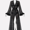 Nuisette Royale Noire Transparence Élégante