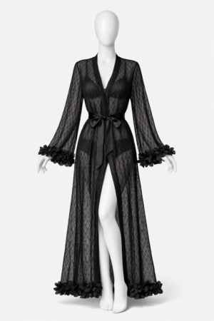 Nuisette Royale Noire Transparence Élégante
