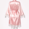 Ensemble Nuit Rose Satin & Dentelle Élégance