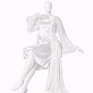 Ensemble Nuit Élégance Royale Satin & Voile