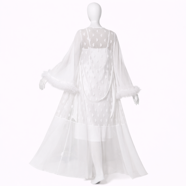 Ensemble Nuit Élégance Royale Satin & Voile Ensemble Nuit Élégance Royale Satin & Voile