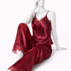 Ensemble Nuit Satin Rouge Luxe Ensemble Nuit Satin Rouge Luxe