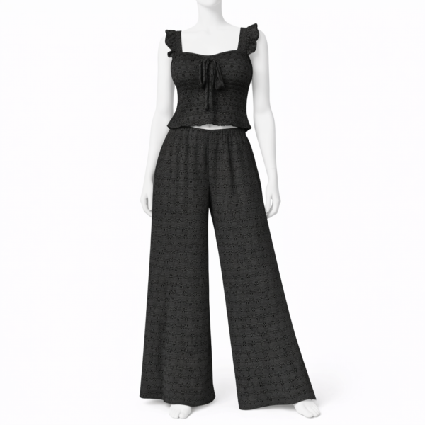 Ensemble Pyjama Noir Élégance Intemporelle