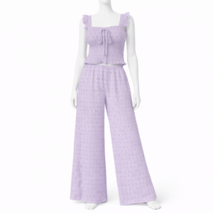 Ensemble Pyjama Lavande Douce Élégance