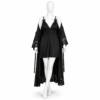 Ensemble Nuit Mystère Noir & Dentelle Élégante