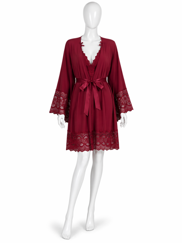 Ensemble Passion Rouge – Élégance & Dentelle