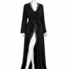 Kimono Nuit Royale Noir – Élégance Absolue
