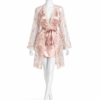 Ensemble Nuit Rose Satin Fleuri – Douce Séduction