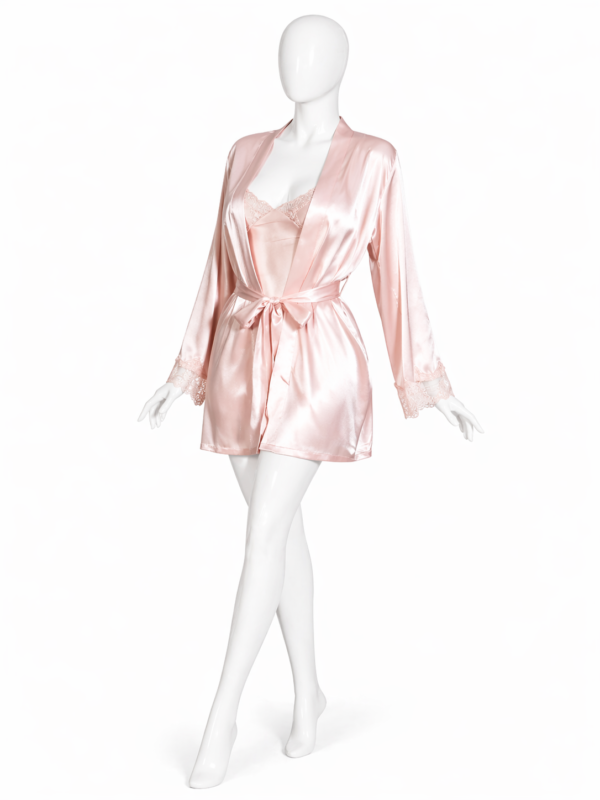 Ensemble Satin Nude – Élégance Pure
