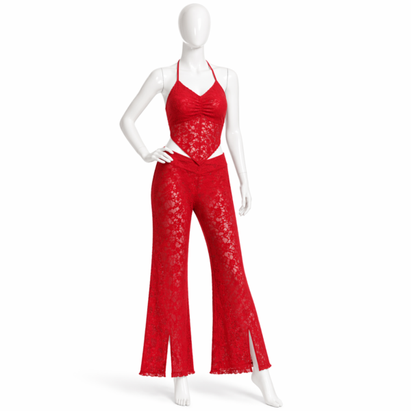 Ensemble Nuit Dentelle Rouge – Passion Élégante