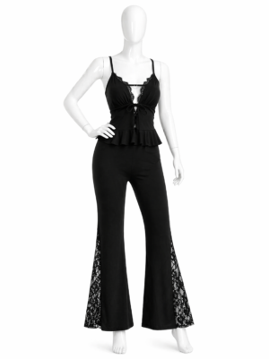 Ensemble Nuit Séduction Noir – Dentelle Élégante