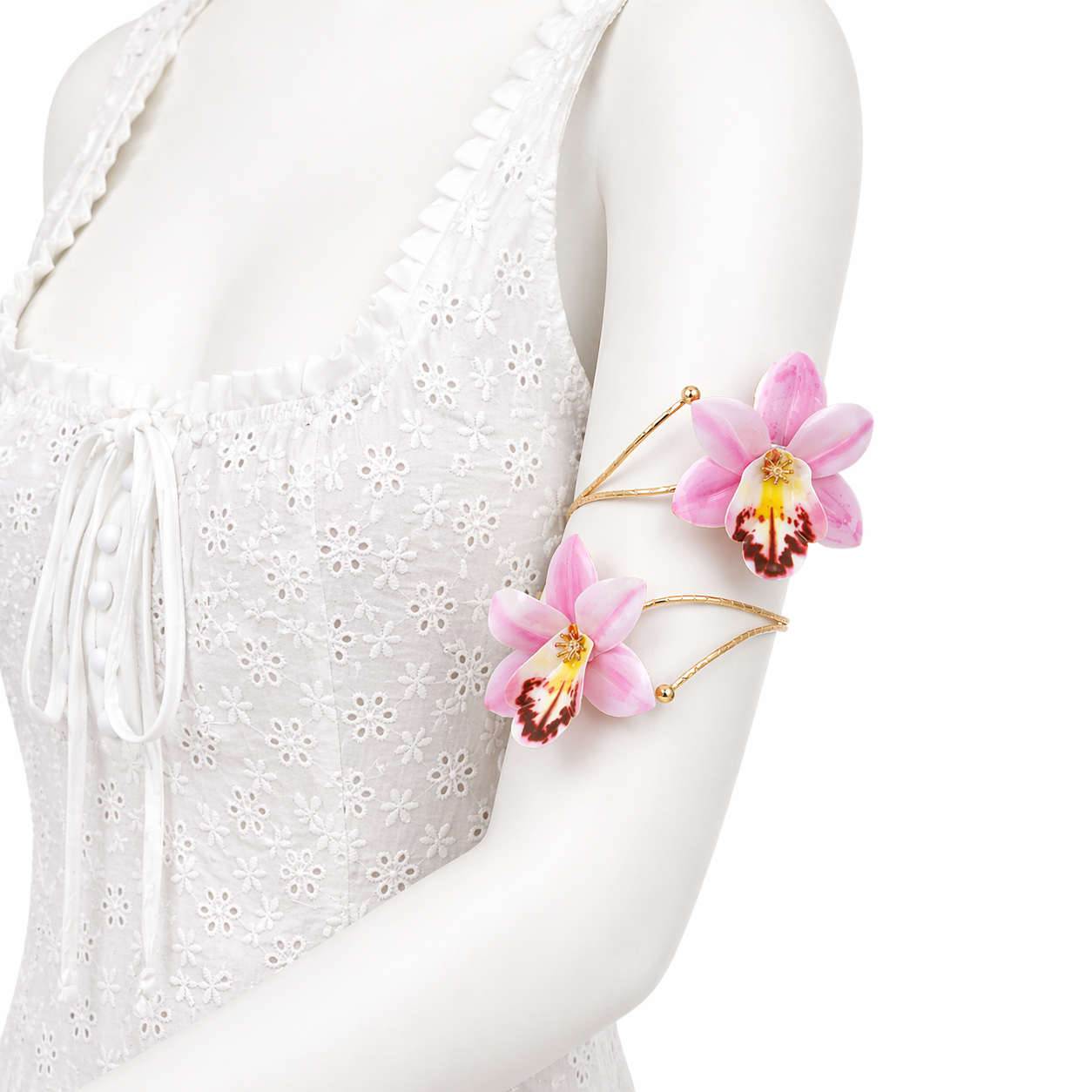 Bracelet Bras Orchidée Élégance