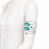 Bracelet Bras Turquoise Élégance