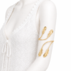 Bracelet Bras Feuille Dorée Élégance