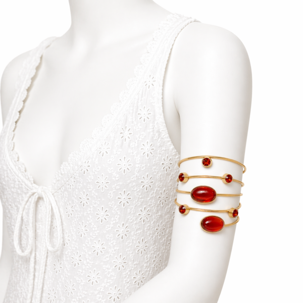Bracelet Bras Rubis Élégance
