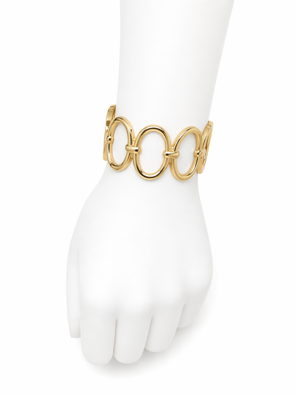 Bracelet Chaîne Ovale Luxe Doré