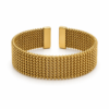 Bracelet Manchette Maille Dorée Luxe Bracelet Manchette Maille Dorée Luxe