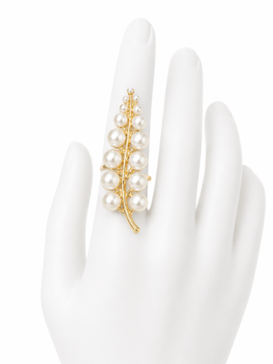 Bague Feuille Royale Perla