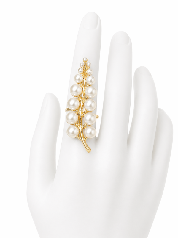 Bague Feuille Royale Perla