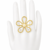 Bague Fleur Épure