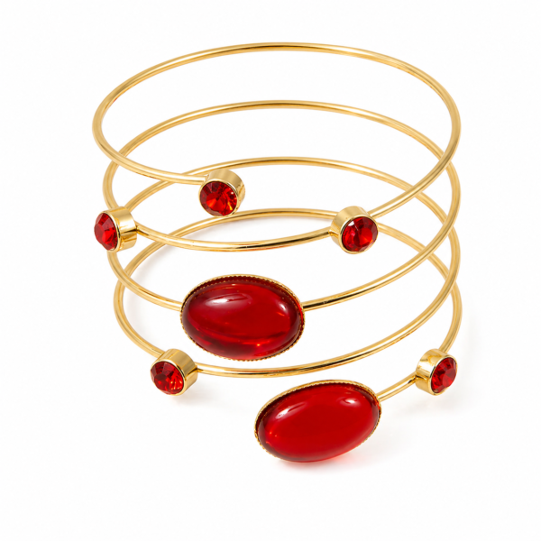 Bracelet Bras Rubis Élégance