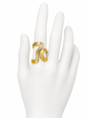 Bague Vague Sculptée Gold