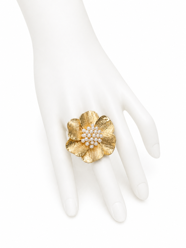 Bague Fleur Royale Perla