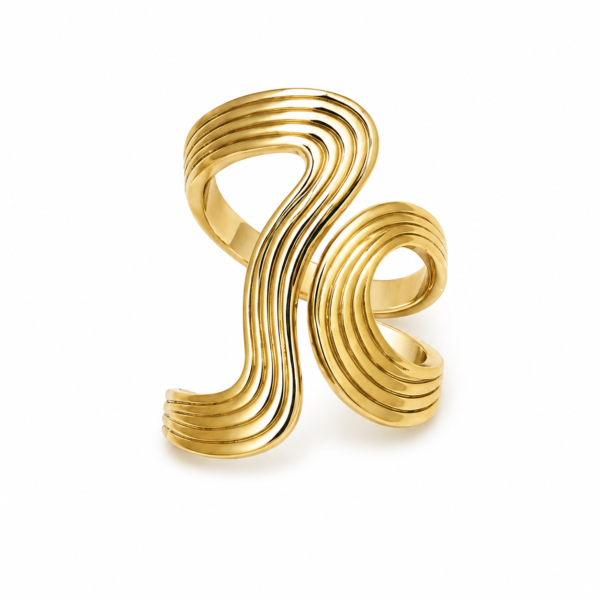 Bague Vague Sculptée Gold