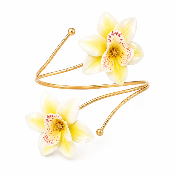 Bracelet Bras Orchidée Pure Élégance