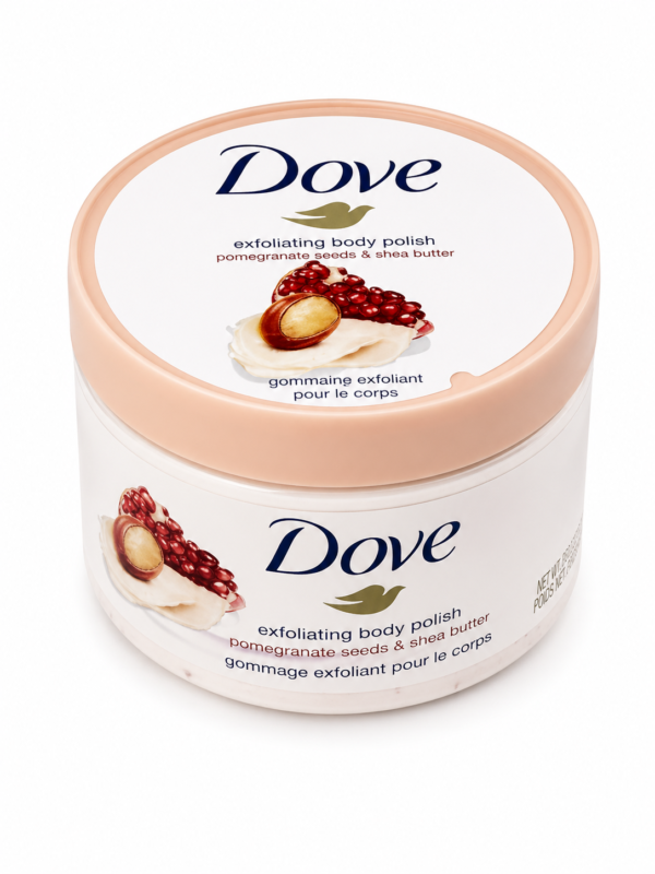 Dove Soft Glow™ – Gommage Corps Grenade & Karité
