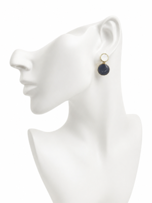 Boucles Duo Élégance Bleu Nuit