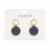 Boucles Duo Élégance Bleu Nuit