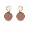 Boucles Duo Élégance Rose Nude
