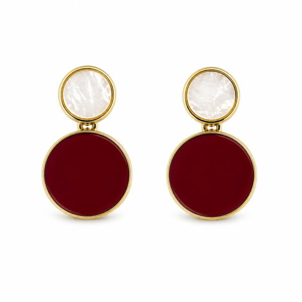Boucles Duo Passion Rouge