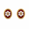 Boucles Héritage Ruby Perlé