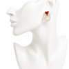 Boucles Cœur Perlé Amour