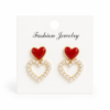 Boucles Cœur Perlé Amour