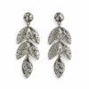 Boucles Feuillage Argent Luxe