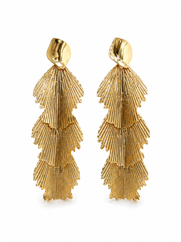 Boucles Cascade Royale Or