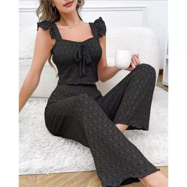 Ensemble Pyjama Noir Élégance Intemporelle