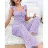 Ensemble Pyjama Lavande Douce Élégance