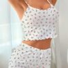 Ensemble Nuit Floral Blanc – Pure Douceur