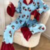 Ensemble Nuit Floral Élégance Douce
