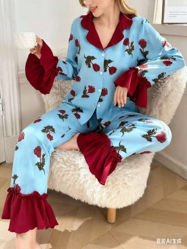 Ensemble Nuit Floral Élégance Douce