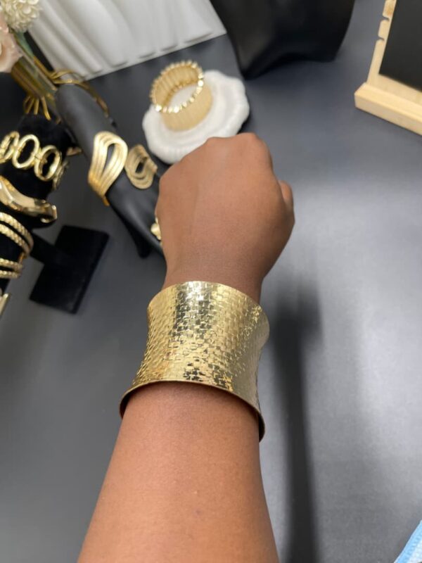 Bracelet Manchette Martelé Prestige