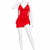 Nuisette Rouge Satin Glamour – Élégance Sensuelle