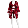 Kimono Satin Rouge Passion