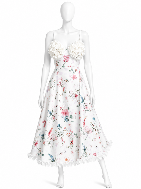 Robe Blanche Floral Dream Robe Blanche Floral Dream