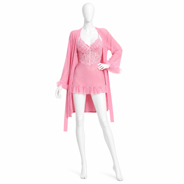 Ensemble Pink Lace Romance