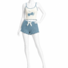 Pyjama Blue Cherry Dream